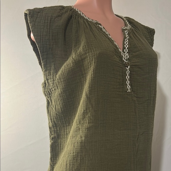 Madewell Women’s Embroidered Lightestspun Cover Up Tunic 100%Cotton Size  XSmall - Picture 6 of 14